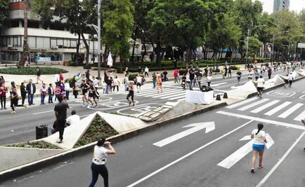 Reabren circulación en puntos de Reforma, Hidalgo y Eje 1 Poniente, afectados por Maratón de CDMX