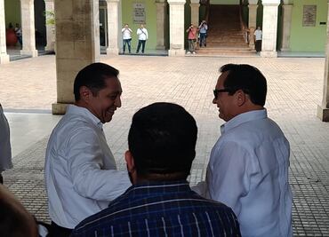 Mauricio Vila y Joaquín Díaz sostienen primera reunión de cortesía para discutir presupuesto