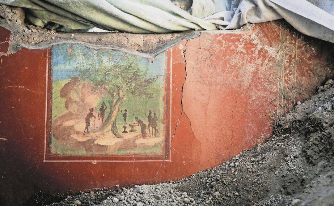 Imagen de archivo de la vista de las excavaciones en el área del Regio V en el yacimiento arqueológico de Pompeya. Foto: EFE/ Cesare Abbate, achivo