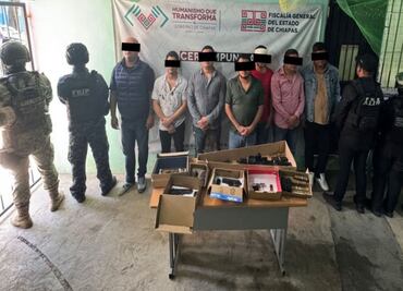 Investigan a 9 presuntos miembros del Cártel de Sinaloa detenidos en Chiapas; policía muere tras enfrentarlos por un altercado