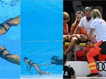 Galería: Así fue el rescate de la nadadora Anita Álvarez