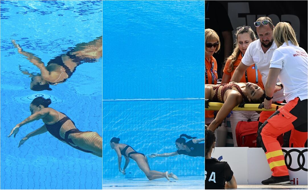 Así fue el rescate de la nadadora Anita Álvarez - FOTO: ESPECIAL