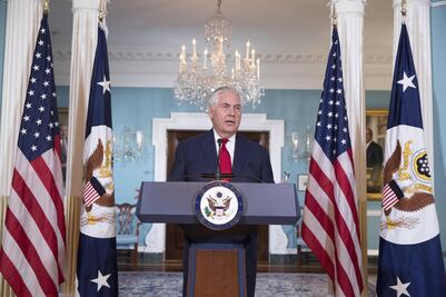 Tillerson afirma que nunca pensó en renunciar como secretario de Estado de EU