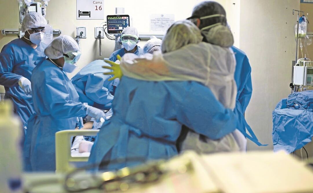 Datos de la OPS contabilizaban al pasado 21 de julio en México 244 mil 711 casos de personal de la salud contagiado por el virus. Foto: ARCHIVO EL UNIVERSAL