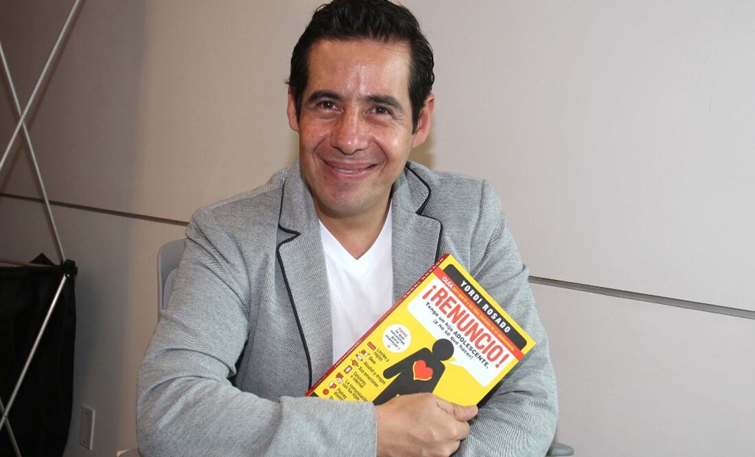 Yordi Rosado lanzó "Renuncio, tengo un hijo adolescente y no sé qué hacer", su tercer libro, en 2012.
Foto: EL UNIVERSAL, archivo
