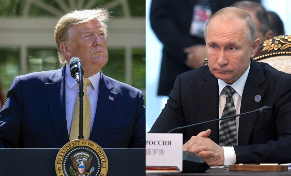 Donald Trump y Vladimir Putin. Foto: especial