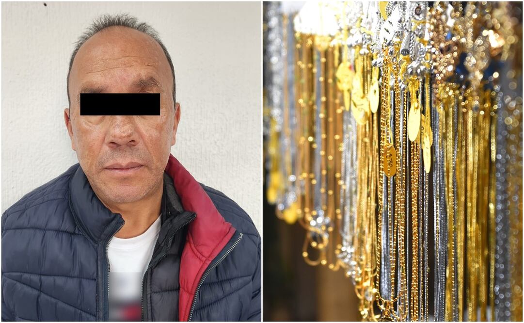 El sujeto entregó las piezas robadas para su venta a la dueña de un local llamado "Kapriccio Joyería", localizado en la calle Madero, de la colonia Centro. Foto: Especial
