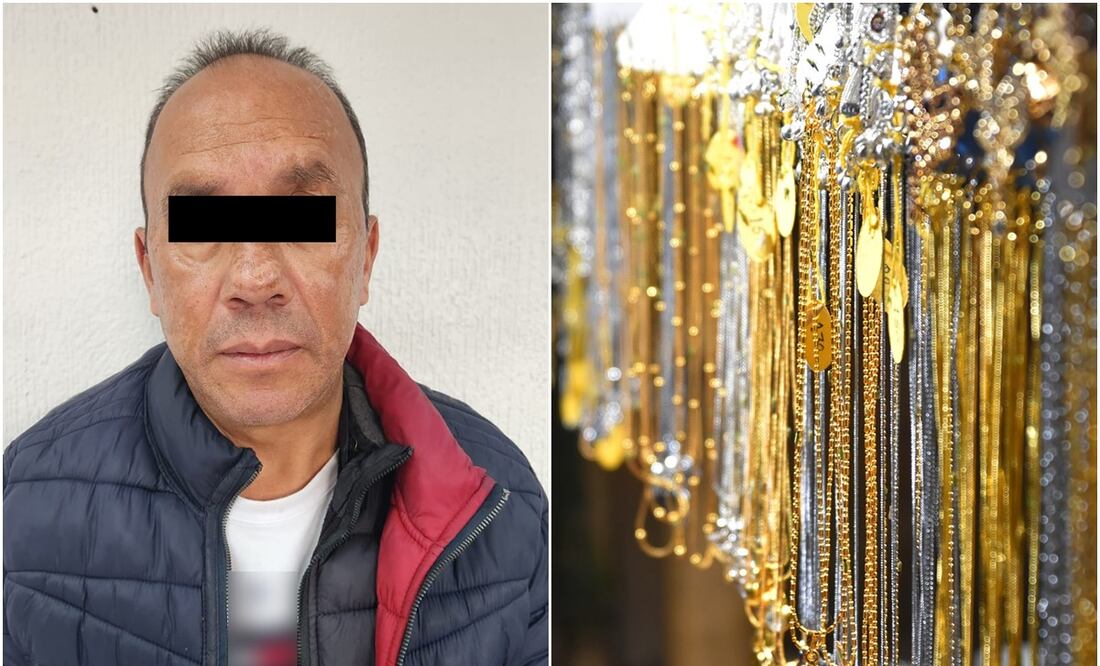 El sujeto entregó las piezas robadas para su venta a la dueña de un local llamado "Kapriccio Joyería", localizado en la calle Madero, de la colonia Centro. Foto: Especial