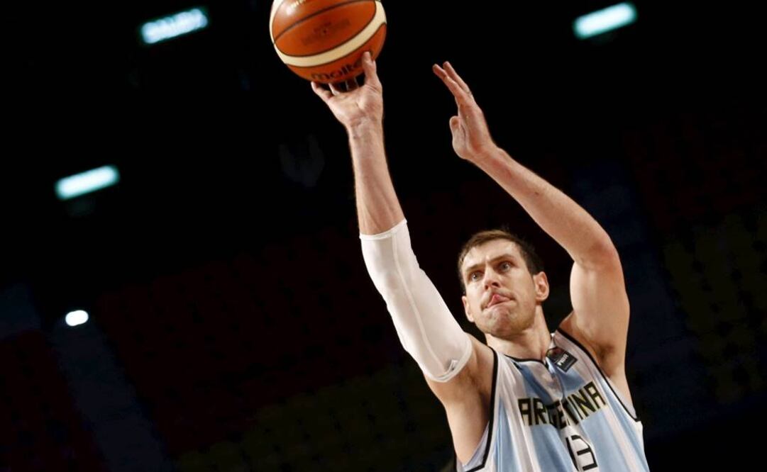 Andrés Nocioni lució con los argentinos. Foto: Reuters