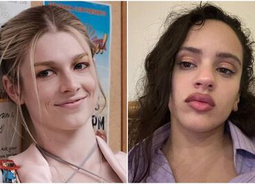 Hunter Schaffer, actriz de "Euphoria", confirma que tuvo un breve romance con Rosalía