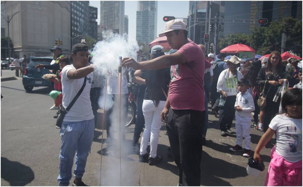 Festejos de San Judas Tadeo en la iglesia de San Hipólito. Foto: Carlos Mejía/ EL UNIVERSAL