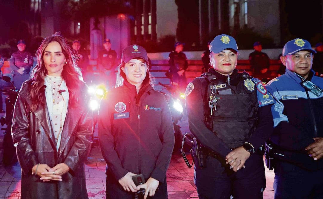La alcaldesa de Cuauhtémoc dio el banderazo de salida al operativo en la colonia Roma. Foto: DIEGO SIMÓN SÁNCHEZ/EL UNIVERSAL