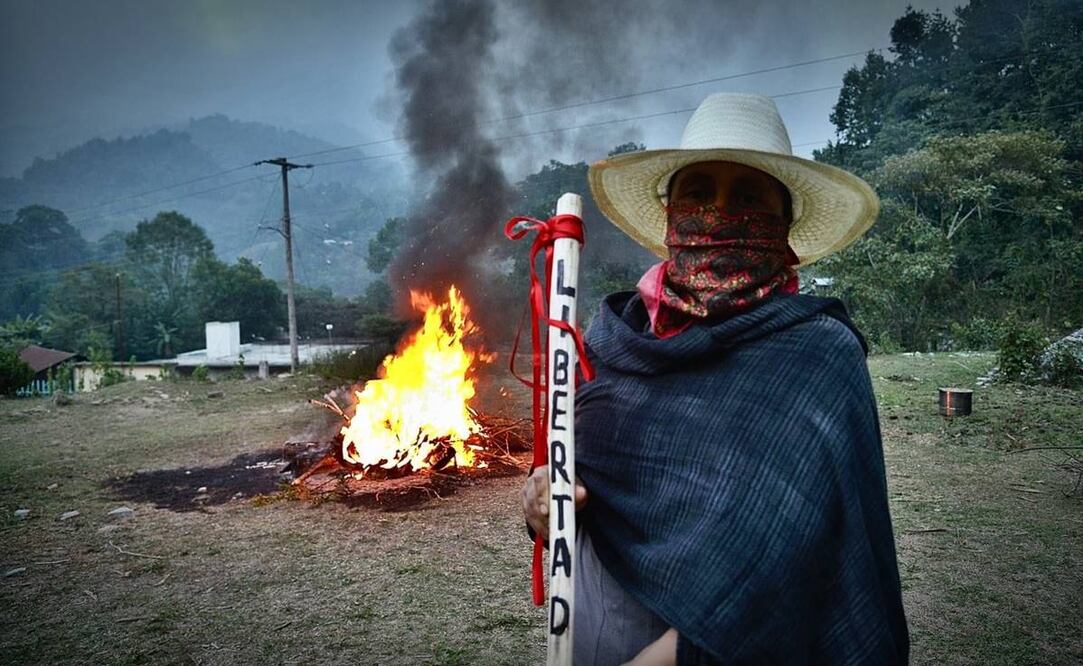Mujeres Mazatecas por la Libertad, comité de Autodefensa de la región Cañada de Oaxaca. Foto: Cortesía de Elizabeth Díaz/ Sueña Dignidad