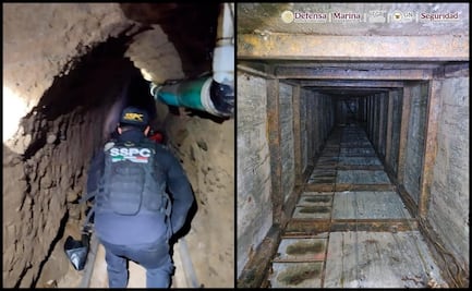 Localizan túnel en Tijuana que conecta a México con EU; era utilizado para trasiego de drogas