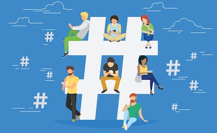 ¿Cómo se llama el signo del "hashtag"?