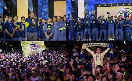 América celebra en grande su tricampeonato en el Estadio Azteca; así se vivió la fiesta azulcrema
