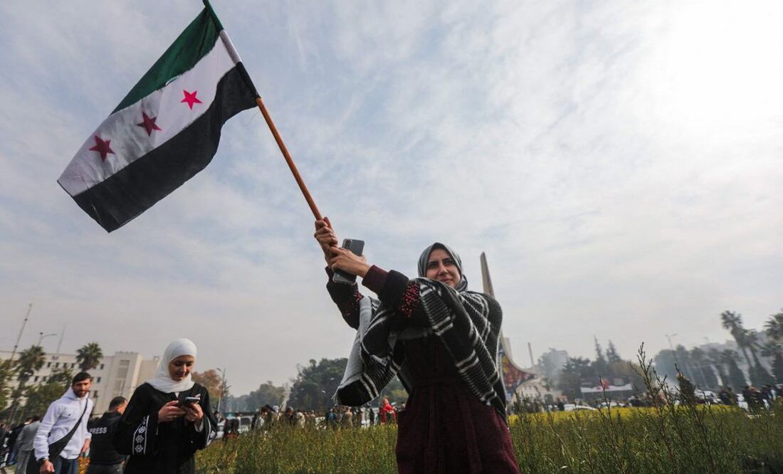 La familia Al-Assad, que gobernó Siria desde 1971, colapsó este domingo a manos de los insurgentes liderados por el Organismo de Liberación del Levante. Foto: AFP