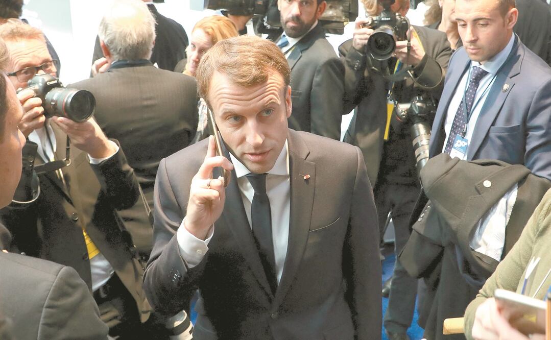 El presidente francés, Emmanuel Macron, en Gotemburgo, Suecia, en noviembre de 2017. Foto: LUDOVIC MARIN. AFP