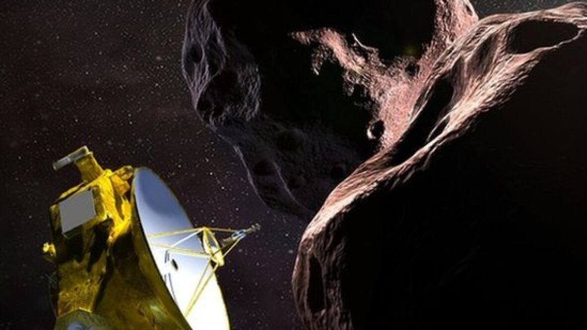 La sonda New Horizons tomó fotos de Arrokoth, antes conocido como Ultima Thule. Foto: NASA 