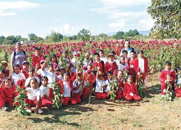 “Mi hija no conocía el origen de las flores”