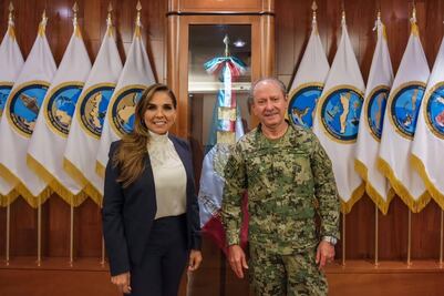 Mara Lezama revisa con la Secretaría de Marina el impulso para el sur del estado