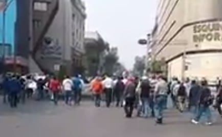 Reportan afectaciones viales en Bucareli por presencia de manifestantes