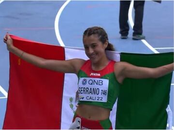 La mexicana Ximena Serrano gana medalla de oro en el Mundial de Atletismo Sub-20