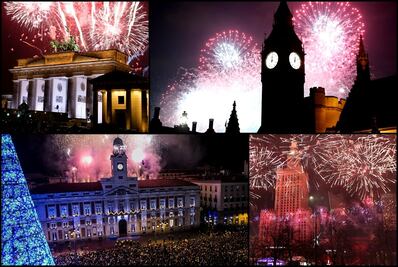 Celebra Europa llegada del 2017