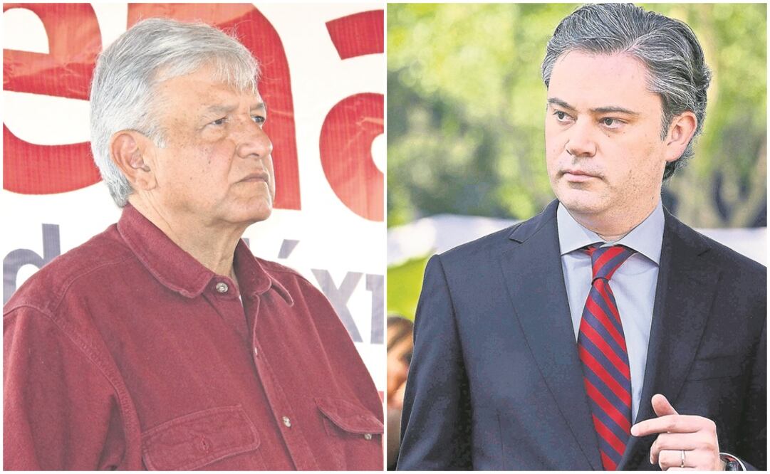 Andrés Manuel López Obrador y Aurelio Nuño (FOTOS: ARCHIVO EL UNIVERSAL)