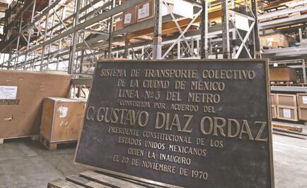 Arrumban memoria de Díaz Ordaz en almacén del Metro