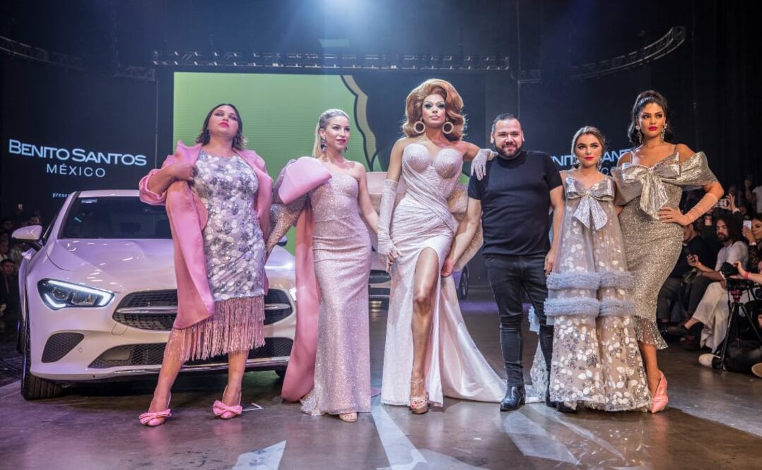 El cierre de la pasarela de Benito Santos Primavera Verano 2020 Foto: SERGIO TAPIA / EL UNIVERSAL