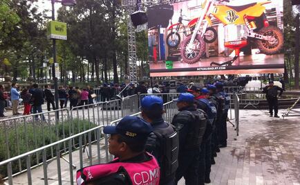 Supervisa Hiram Almeida seguridad en Bellas Artes