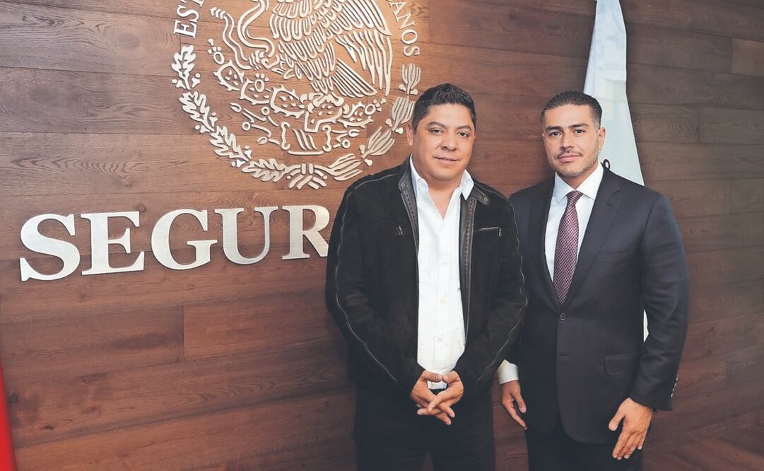 El gobernador Ricardo Gallardo, junto al secretario federal de Seguridad Pública, Omar García Harfuch, acordaron fortalecer la seguridad en el estado.