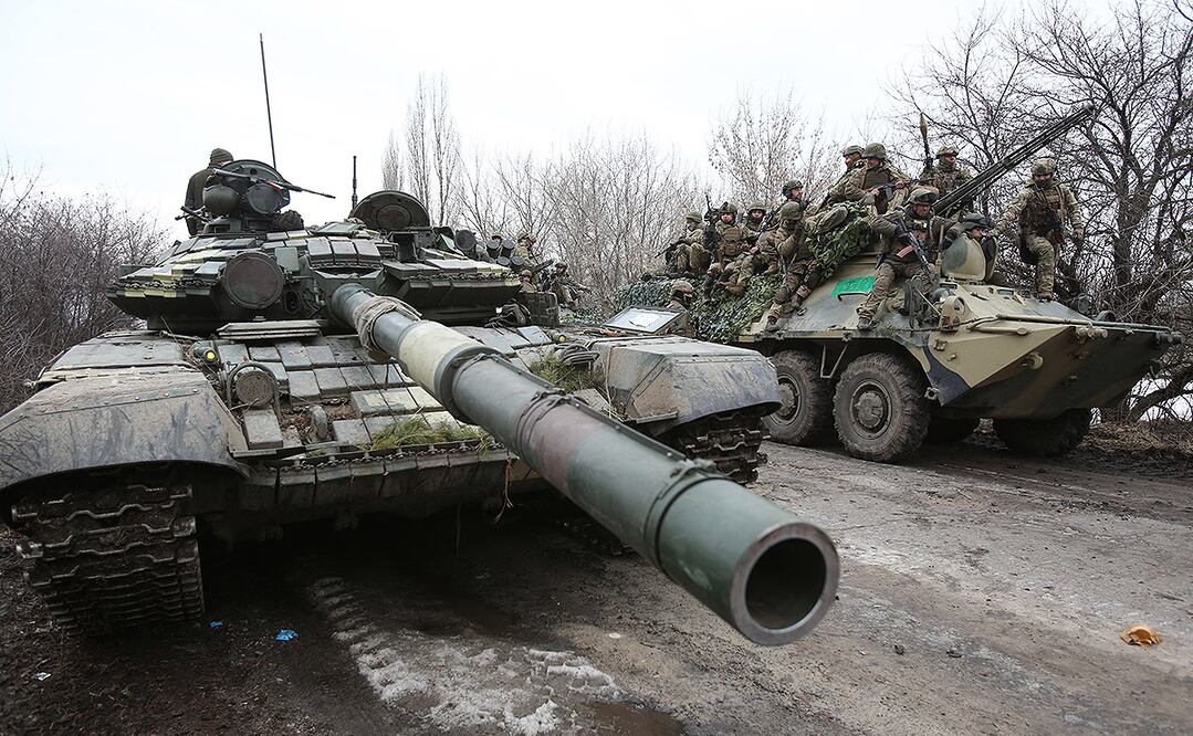 Rusos invaden Ucrania. Foto: AFP