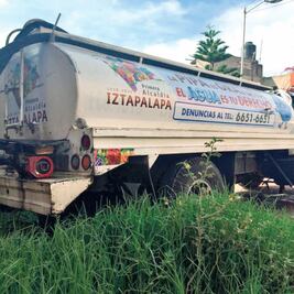 Crece 30% la demanda de pipas en alcaldía Iztapalapa