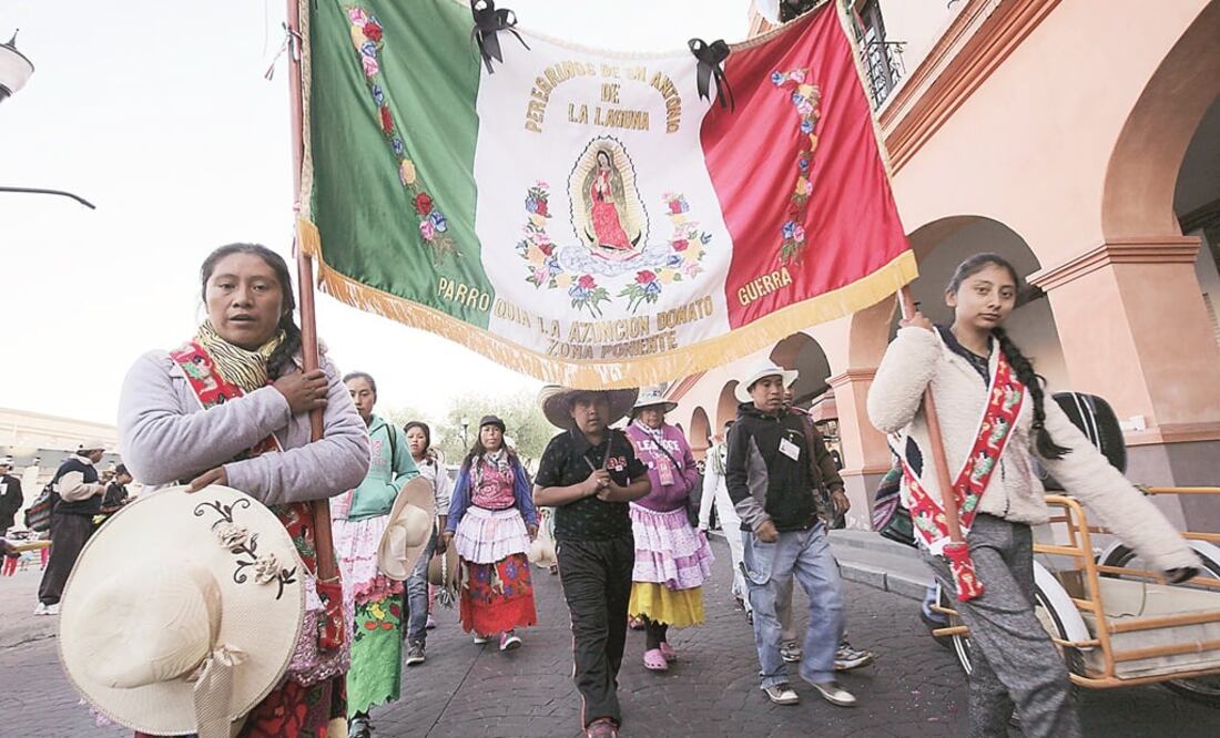 Como cada año, miles de peregrinos del Estado de México parten rumbo a la Basílica de Guadalupe. /Archivo - EL UNIVERSAL