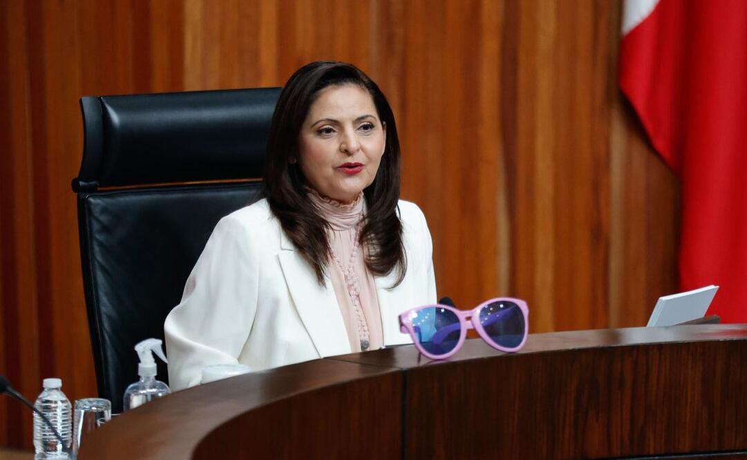 Última sesión de Mónica Soto como magistrada presidenta del Tribunal Electoral este jueves 30 de octubre de 2025. Foto: Diego Simón Sánchez/ EL UNIVERSAL