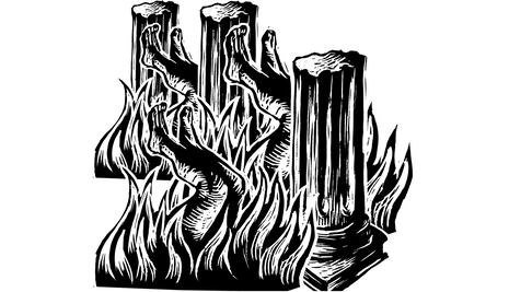 Ciudad Victoria envuelta en llamas