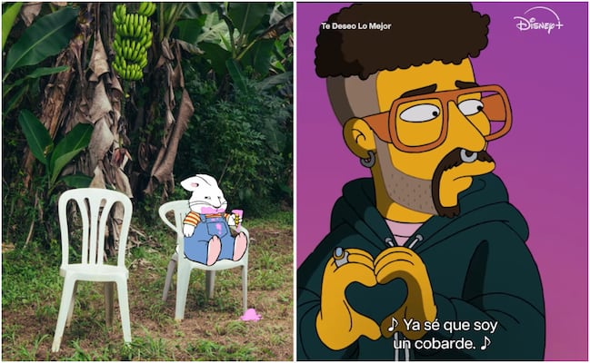 De "Los Simpson" a "Max y Ruby"; series animadas celebran a Bad Bunny en el Super Bowl LX