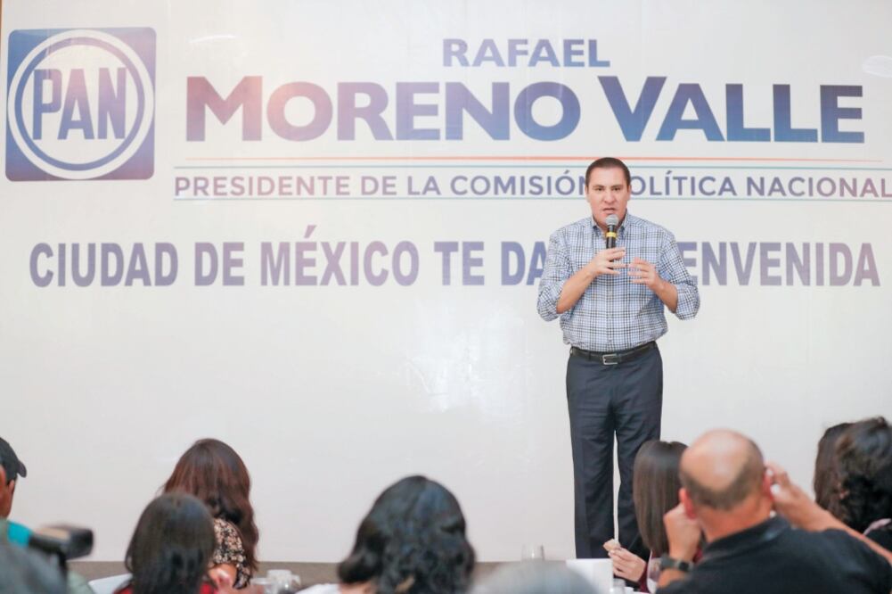 Rafael Moreno Valle, ex gobernador de Puebla, señala que quién encabece el proyecto de nación debe triunfar en un proceso abierto a los ciudadanos, ya que de no hacerlo así, difícilmente podrá ganar una elección constitucional (ARCHIVO EL UNIVERSAL)