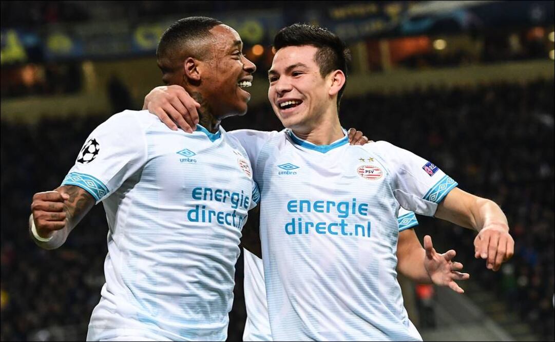 Hirving Lozano, jugador del PSV de Holanda. Foto: AFP