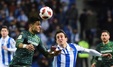 Sin Lainez ni Guardado, Real Betis elimina a la Real Sociedad de la Copa del Rey