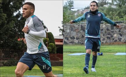 Jonathan Rodríguez y Rafael Baca ya entrenan con Cruz Azul