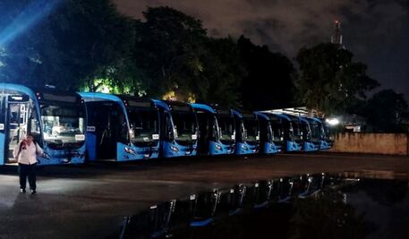 Paro de operadores del transporte en Mérida activa operativo especial 