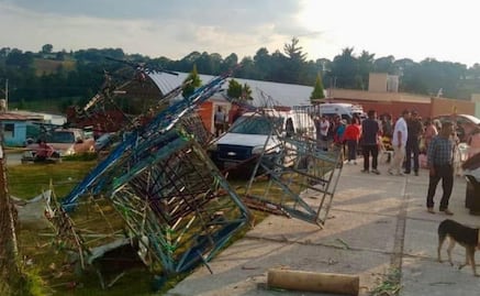 Al menos 6 niños resultan heridos tras desplome de castillo de fuegos pirotécnicos en Edomex; celebraban a la Virgen de Guadalupe