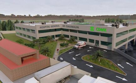 Sheinbaum destaca avance del 95% del Hospital General de Cuajimalpa