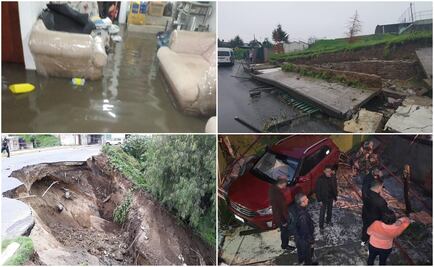 Basura e invasión de causes provocan las anegaciones en 2 municipios de Edomex