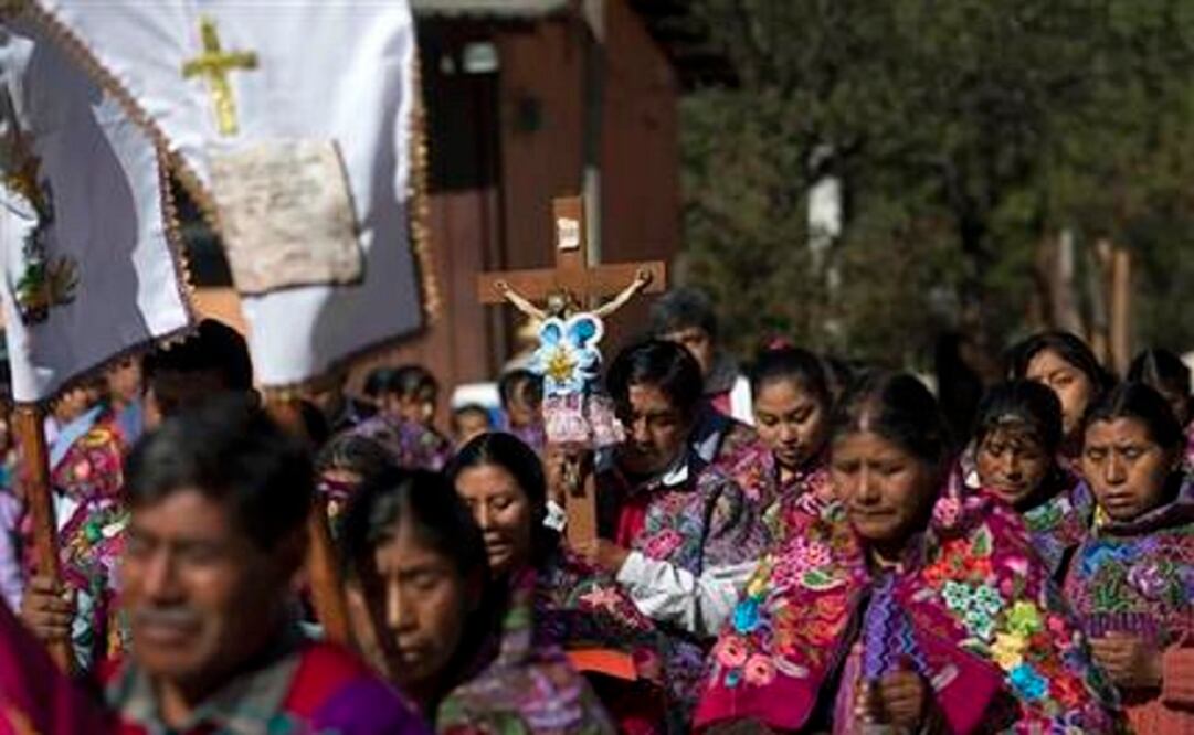 Only 58% of Chiapas residents were Catholic in 2010, well below the national average of 83%. (Photo: AP)