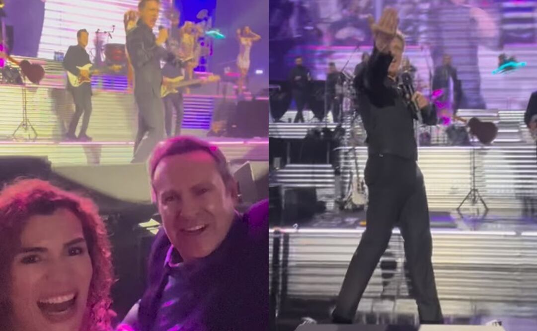Alan Tacher en concierto de Luis Miguel. Foto: Instagram oficial.
