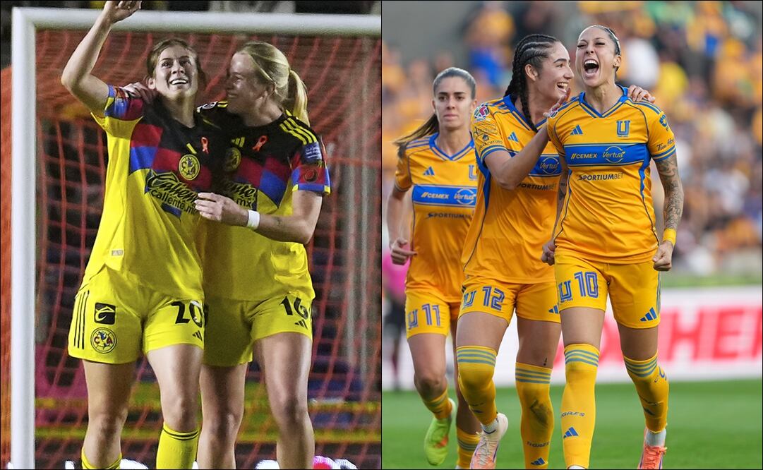 América y Tigres se enfrentarán una vez más en la final de la Liga MX Femenil / Fotos: Imago7